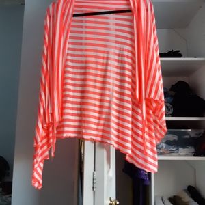 Swim cover, pink and white